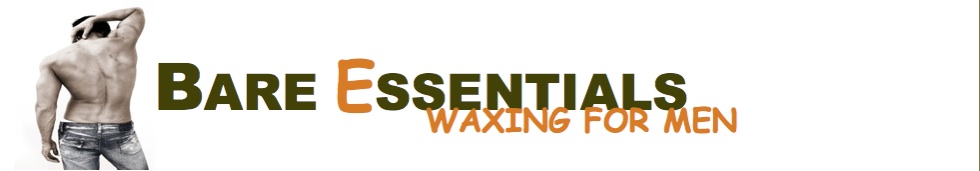 male waxing back hair