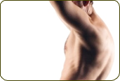 male chest, back and underarms wax